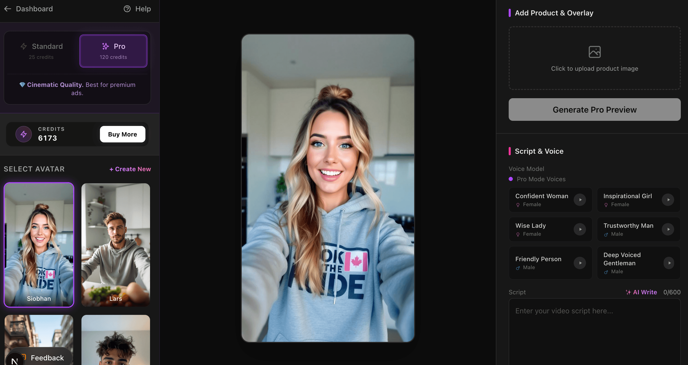 VibeCast Studio Interface
